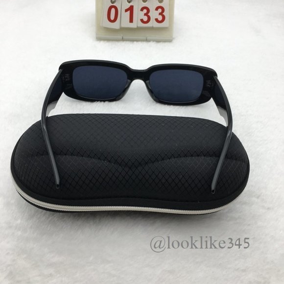 Black Frame Black Grey Lens Sunglasses - Picture 3 of 5